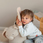 Dětský úložný koš rabbi béžový