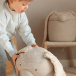 Dětský úložný koš rabbi béžový