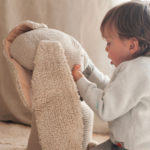 Dětský úložný koš rabbi béžový