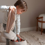 Dětský úložný koš rabbi béžový