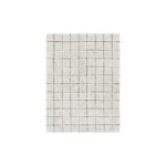 Pratelný kostkovaný koberec memmo 120 x 160 cm přírodní