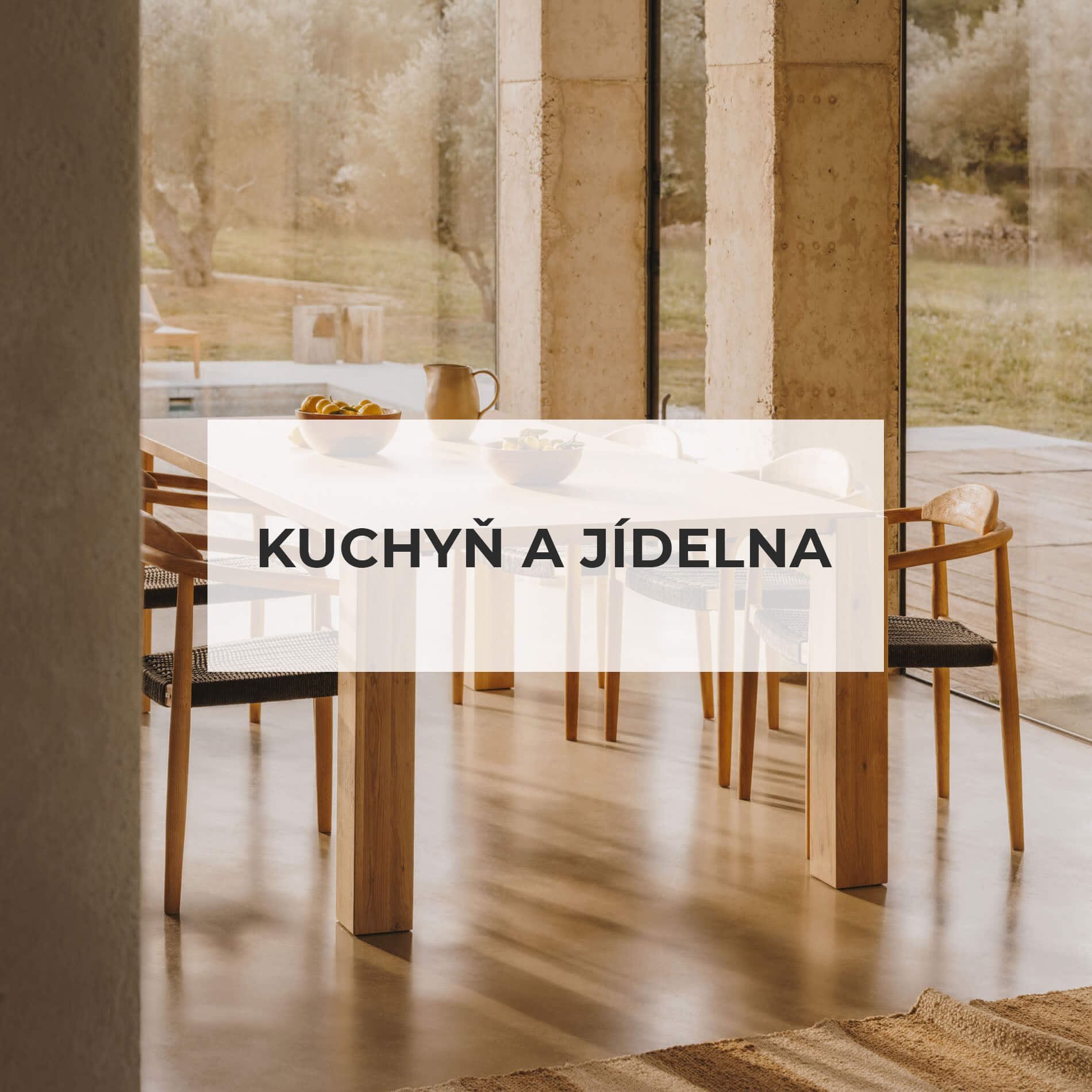 KUCHYŇ A JÍDELNA