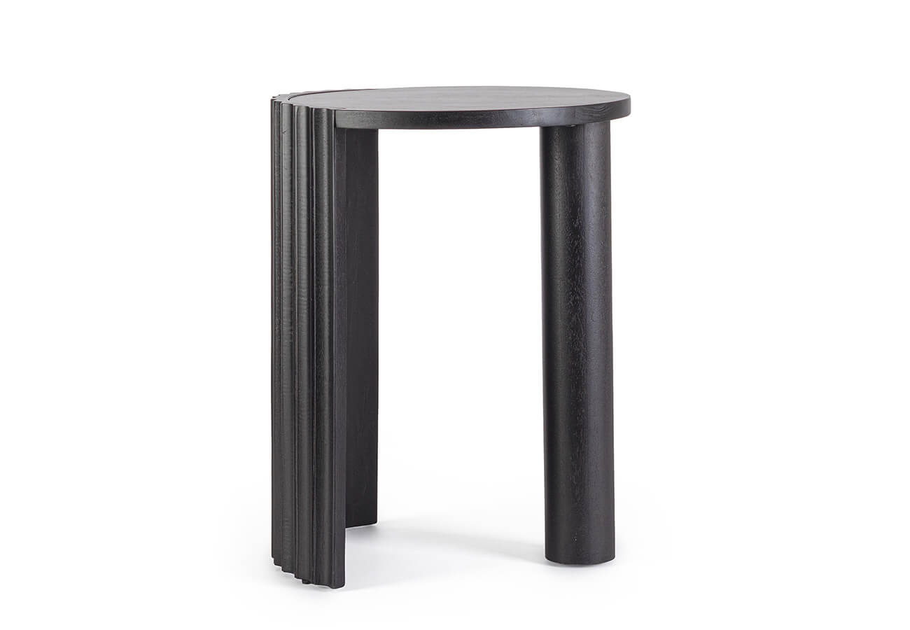 Konferenční stolek sarisa Ø 50 cm černý