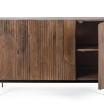 Komoda Sarrina 145 x 82 cm hnědá