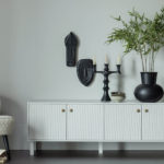 Tv skříňka badu 160 x 56 cm světle šedá