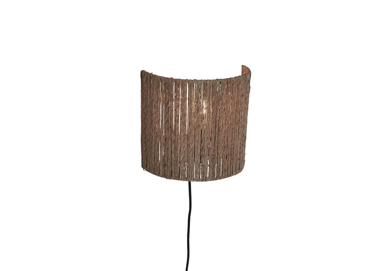Nástěnná lampa gazuto 22 cm přírodní