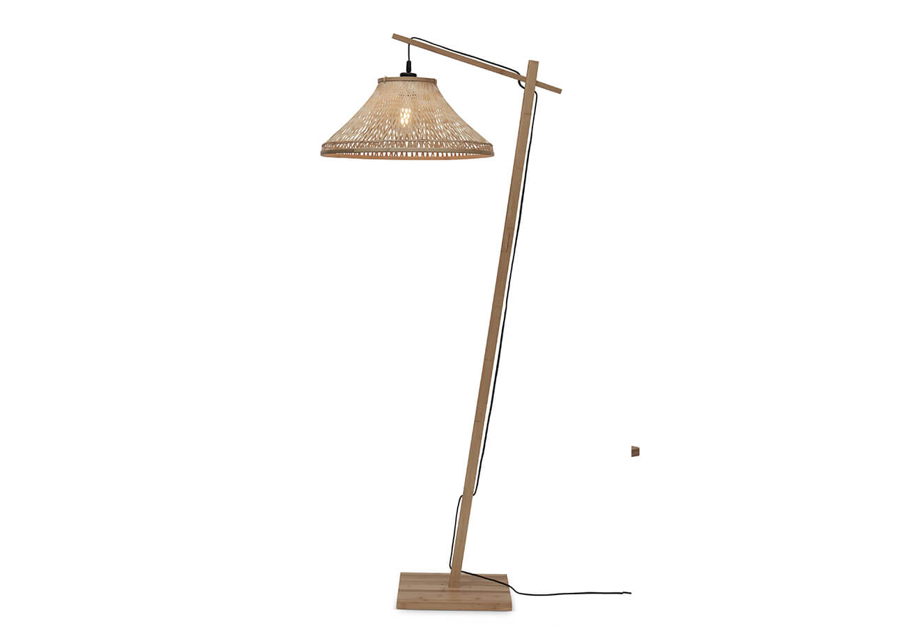 Stojací lampa hitana přírodní