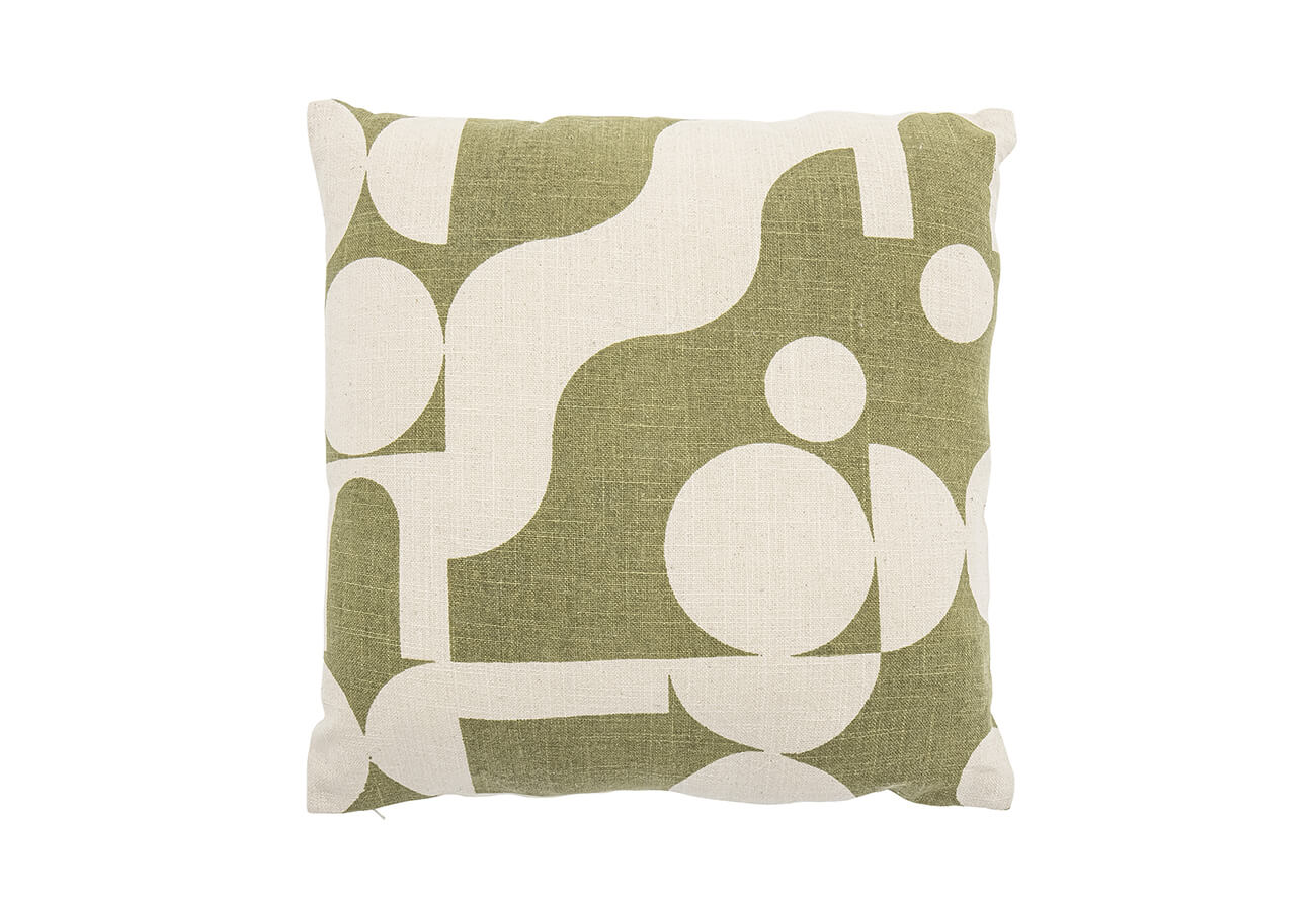 Polštář nora 45 x 45 cm zelený