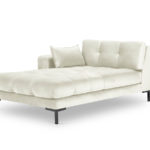 Lenoška mamaia levá 185 cm samet světle béžová