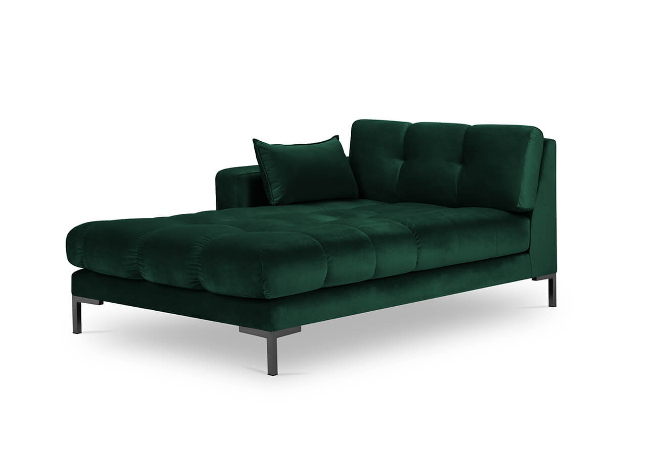 Lenoška mamaia levá 185 cm samet zelená