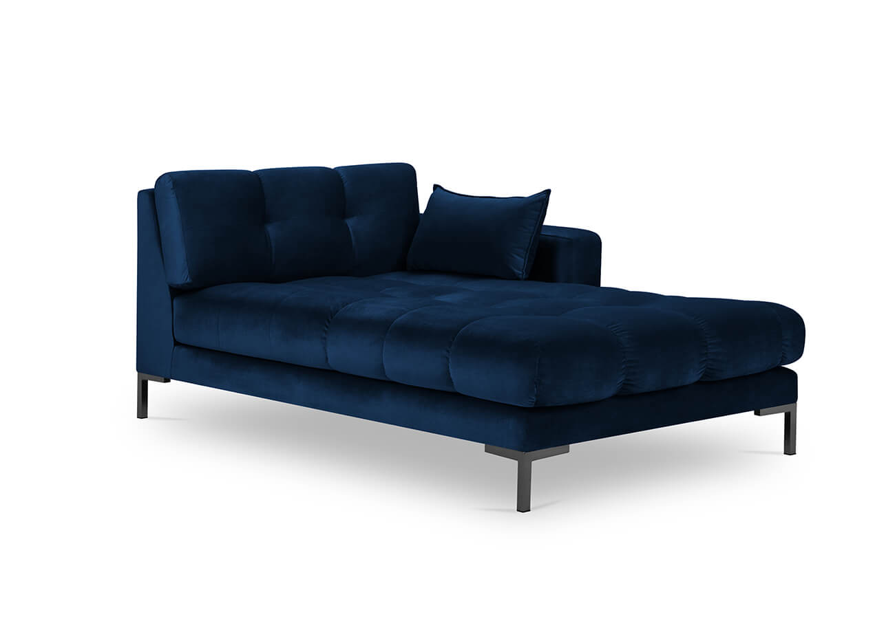 Lenoška mamaia pravá 185 cm samet královská modrá