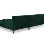 Rohová pohovka mamaia pravá 293 cm samet zelená