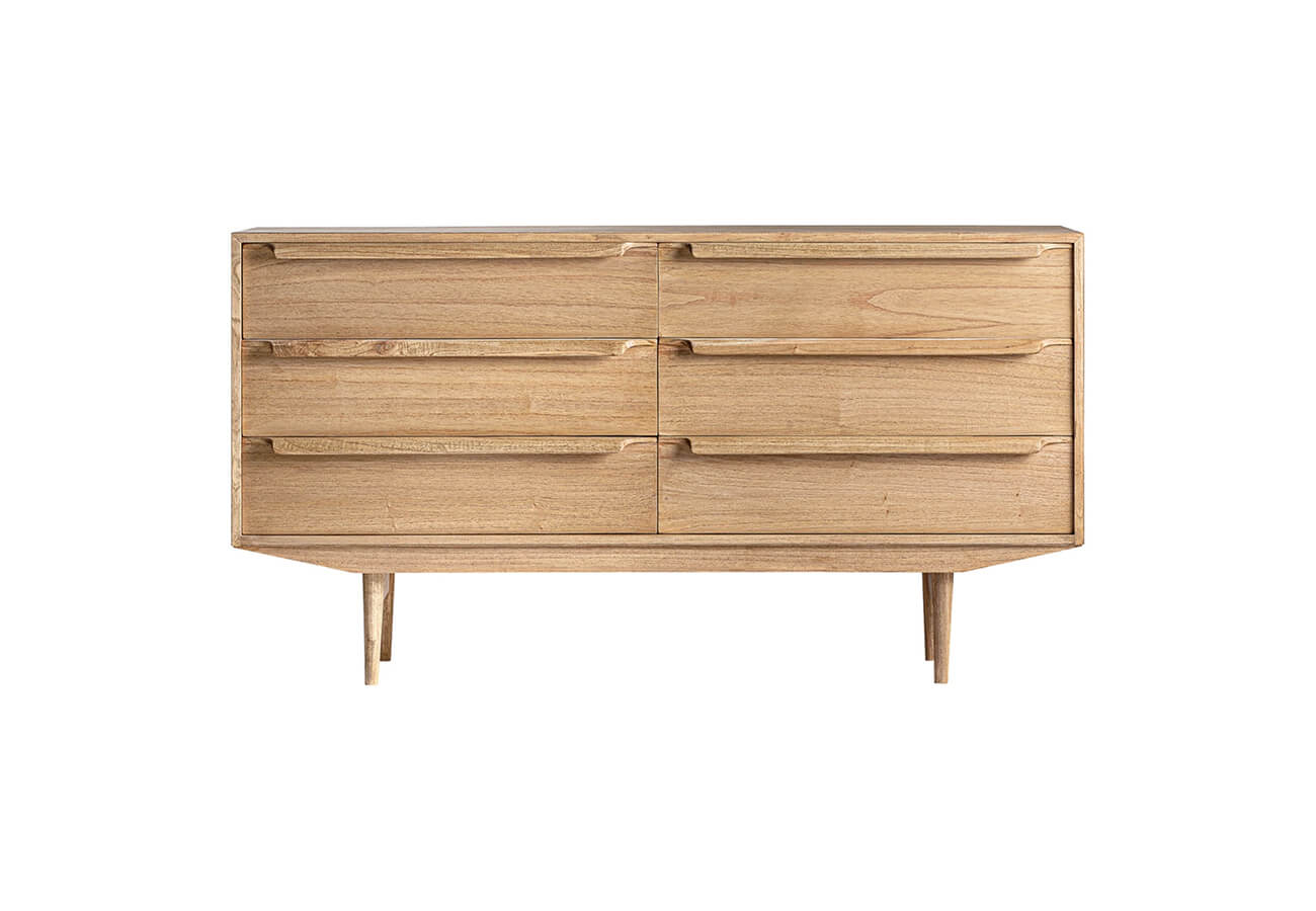 Komoda Nyr 150 x 82 cm přírodní