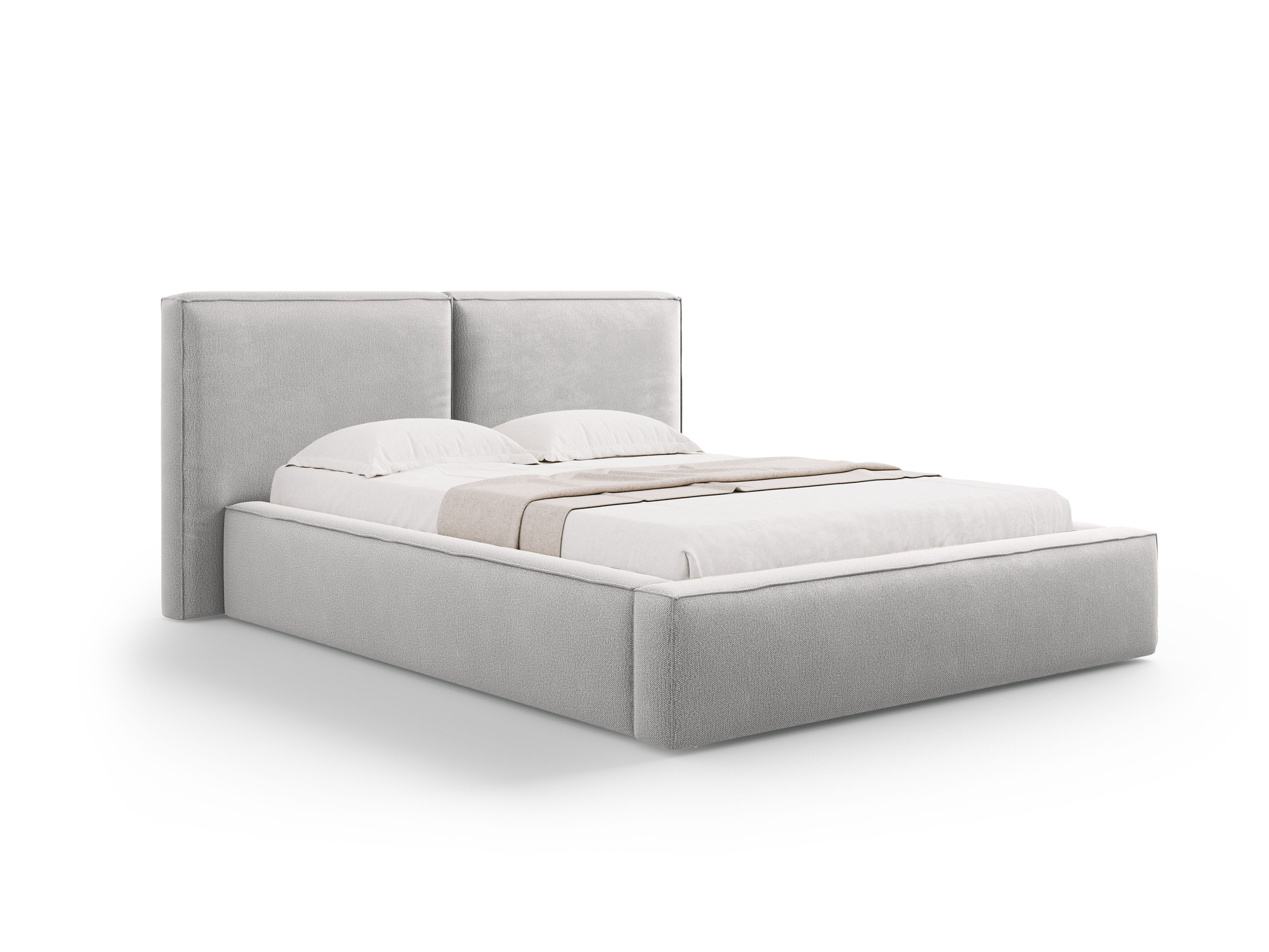 Postel Judy s úložným prostorem 160 x 200 šedá
