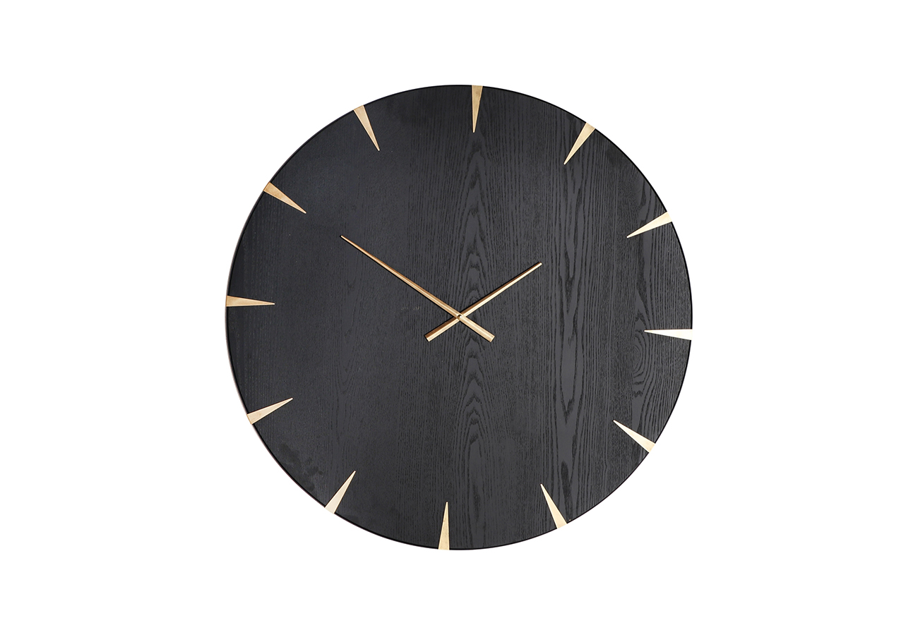 Nástěnné hodiny Roge černé