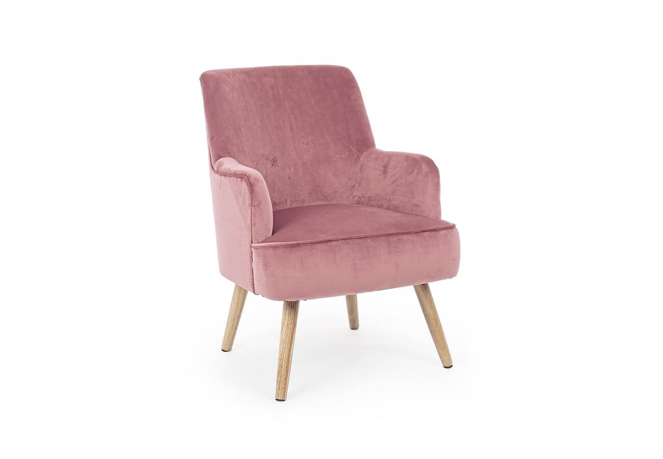 Křeslo Adeleine růžové