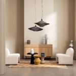 Konferenční stolek Lali ⌀46 cm černý