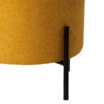 Puf amila Ø 40 cm hořčicový