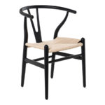 Židle dalia černá/přírodní