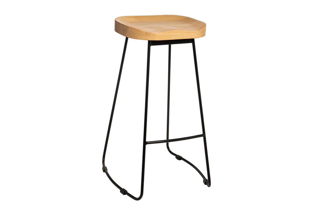 Barová židle elaj 66 cm černá