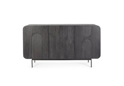 Komoda Sarrina 145 x 82 cm černá