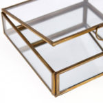 Šperkovnice Tethra 20,5 x 20,5 cm průhledná