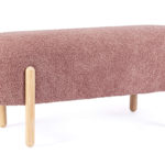 Lavice Daya bouclé růžová