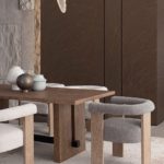 Křeslo Aggie bouclé šedé