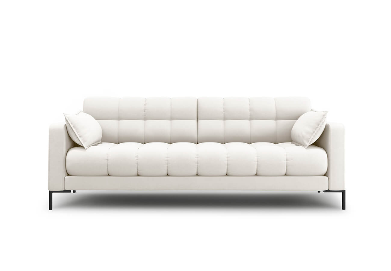 Třímístná pohovka mamaia 177 cm světle béžová