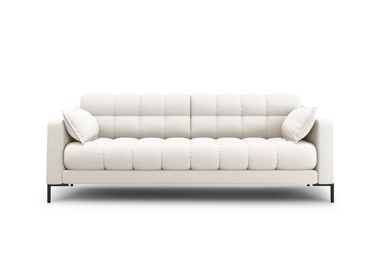 Čtyřmístná pohovka mamaia 217 cm světle béžová