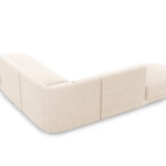 Pětimístná rohová pohovka Milany 248 cm chenille béžová