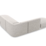 Pětimístná rohová pohovka Milany 248 cm chenille šedá