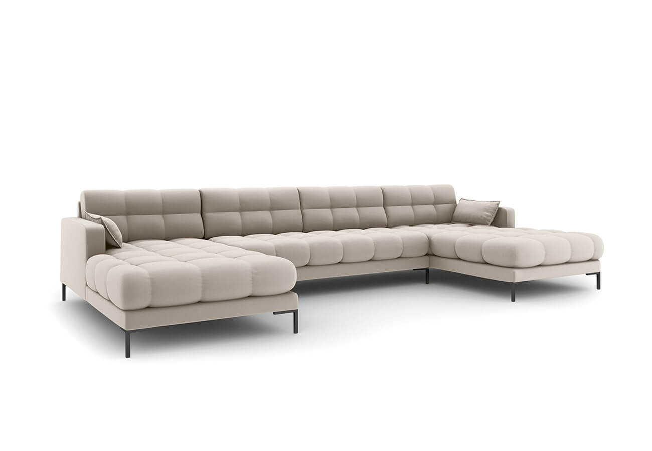 Rohová pohovka mamaia do tvaru u 383 cm béžová