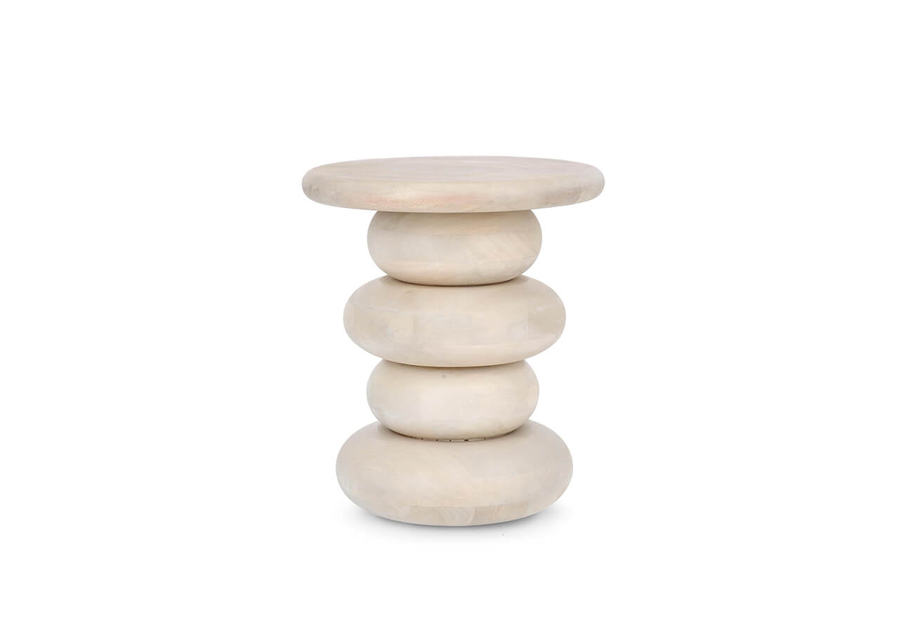 Konferenční stolek Vargas Ø40 bílý