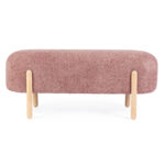 Lavice Daya bouclé růžová
