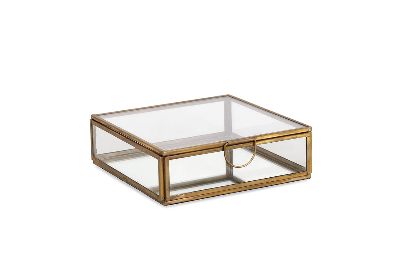 Šperkovnice Tethra 25 x 12,5 cm průhledná