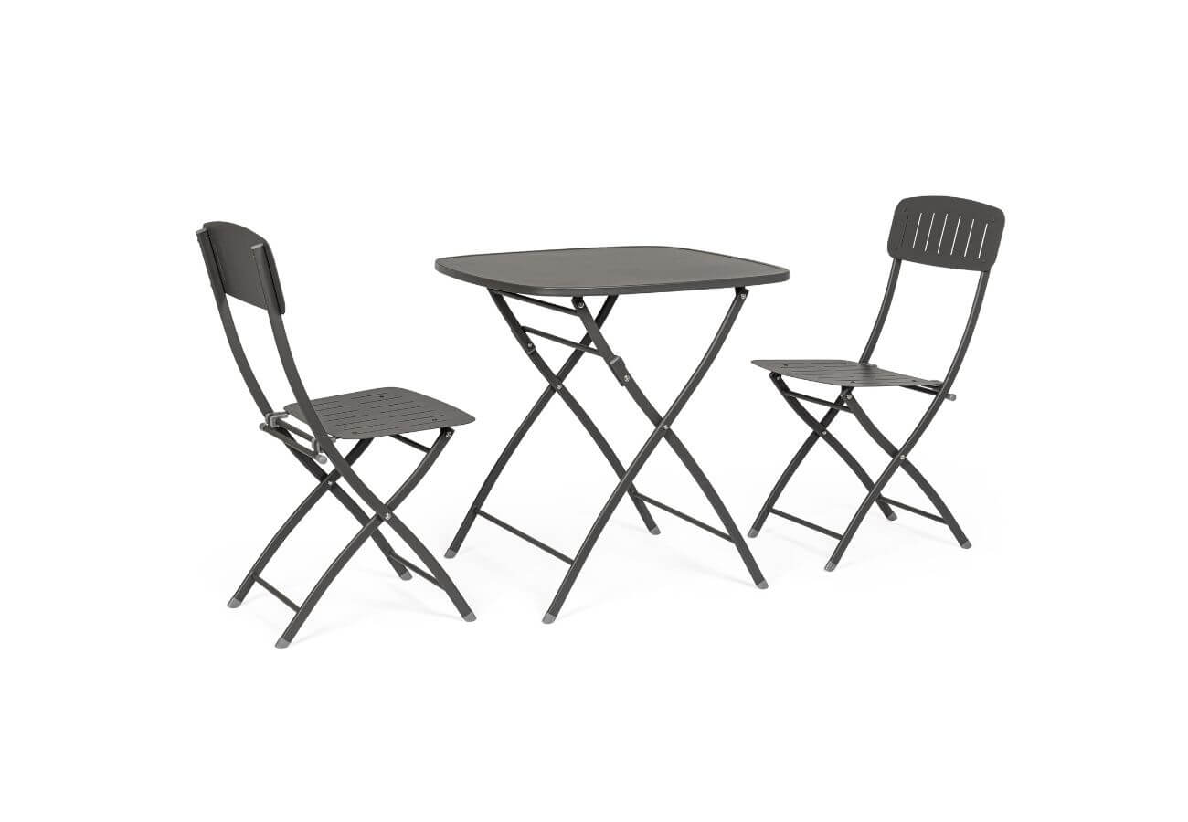 Set zahradního nábytku Ivy černý