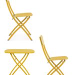 Set zahradního nábytku Ivy žlutý