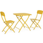 Set zahradního nábytku Ivy žlutý