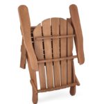 Zahradní skládací židle California hnědá