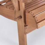 Zahradní skládací židle California hnědá