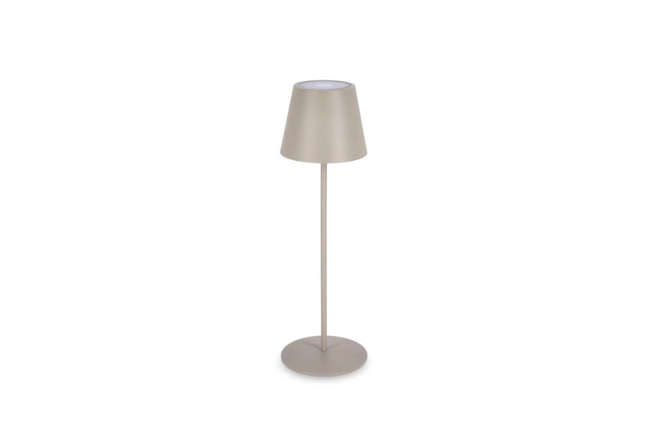 Stolní lampa Ettie 38 cm béžová