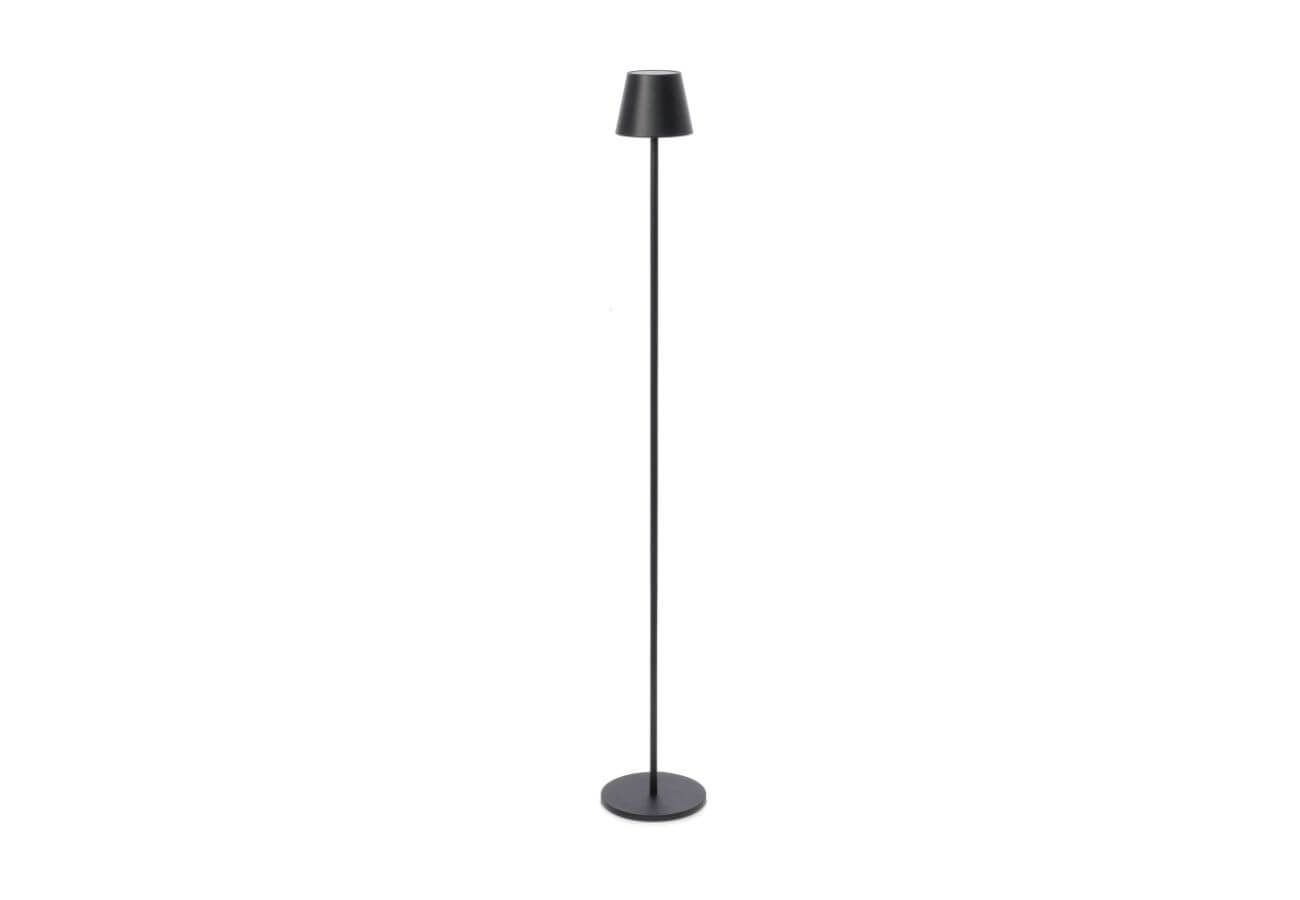 Stojací lampa Ettie 115 cm černá