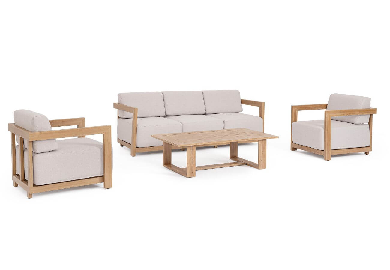 Zahradní sedací souprava Thena bílá