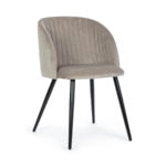 Jídelní židle eneque samet taupe