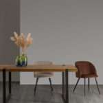 Jídelní židle eneque samet taupe