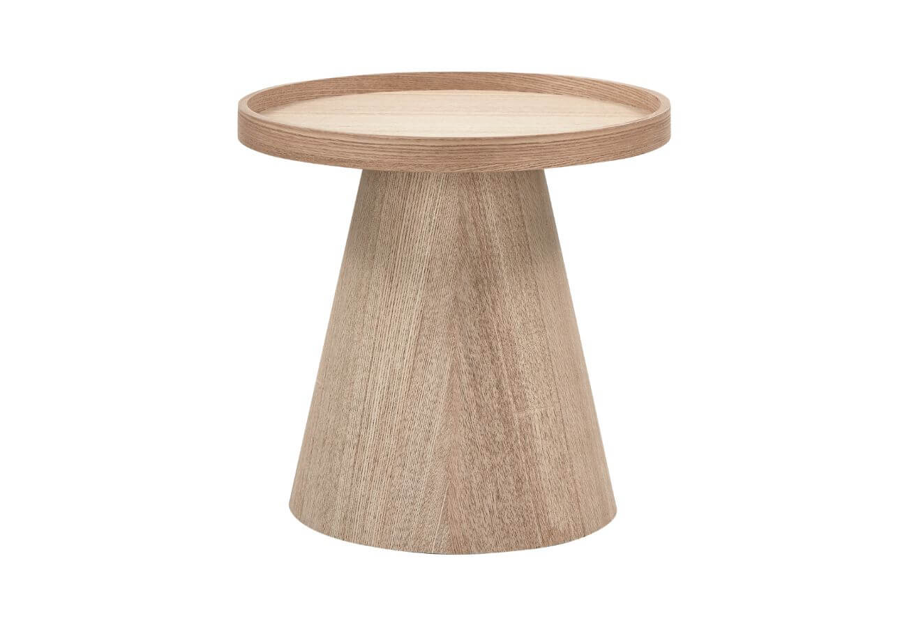 Konferenční stolek Maudie ⌀45 cm přírodní