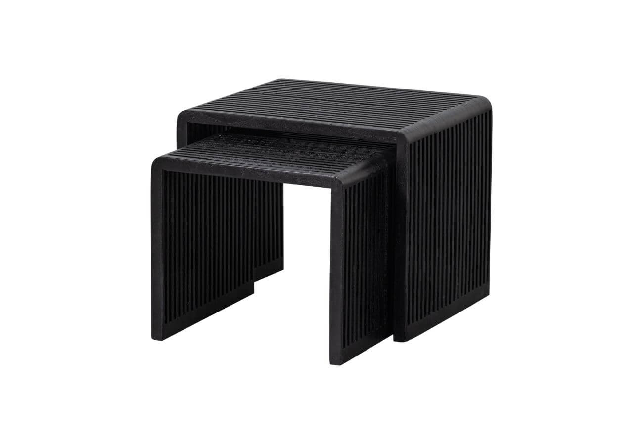 Set dvou konferenčních stolků Wille černý