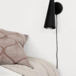 Nástěnná lampa cysep černá