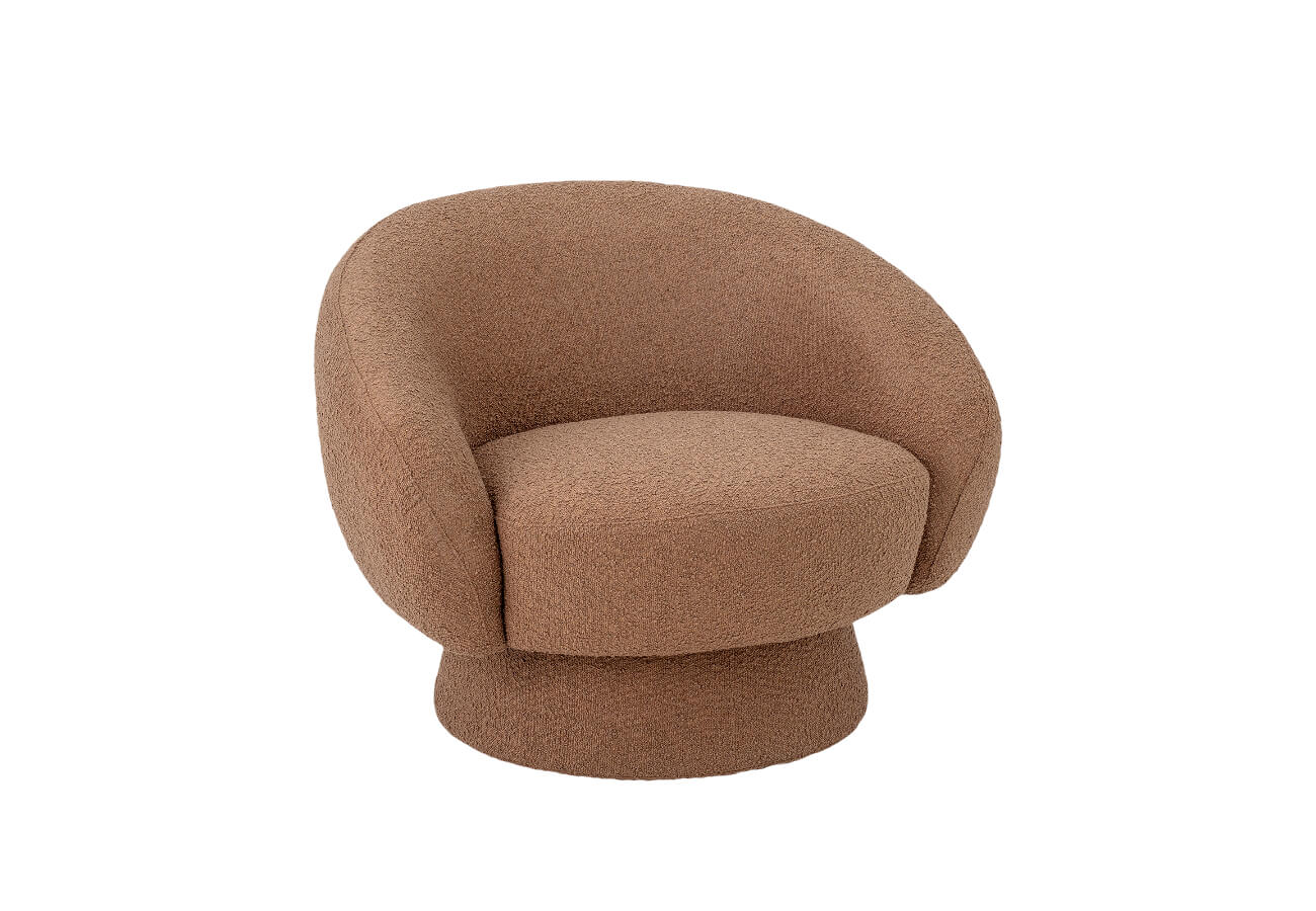 Křeslo deta hnědé